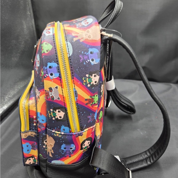 Loungefly Marvel Guardians of the Galaxy Chibi matching backpack and wallet - Picture 3 of 6